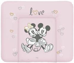 Ceba Baby puha pelenkázó alátét komódra 85 × 72 cm, Disney Minnie & Mickey Pink