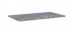AREZZO design design TERRAZZO márvány mosdópult 90/49, 4/2 fekete matt (AR-168834)