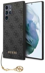 GUESS Husa Guess 4G Charms pentru Samsung Galaxy S24 Ultra Gri (GUHCS24LGF4GGR)