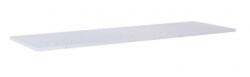 AREZZO design design TERRAZZO márvány mosdópult 160/46/2 fehér matt (AR-168543)