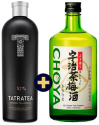 KARLOFF Eredeti Tatratea tea 0, 7l 52% + CHOYA Uji-Green tea Umeshu 0, 72l 7, 5%