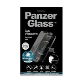 Panzer Folie protectie PanzerGlass Screen Protector for Apple iPhone 12 | 12 Pro - CamSlider, Transparency / Black Frame (5711724027178)