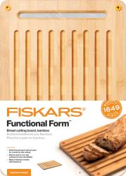 Fiskars Functional Form bambusz kenyérvágó deszka 35x25 cm (1059230)