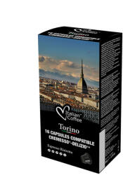 Italian Coffee Torino Ristretto Cremesso kapszula - 100% Robusta, 16 × 5, 5 g