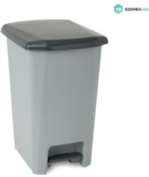 PLANET Pedálos szemetes kuka SLIM, műanyag, ECO antracit, 25L (UP401)