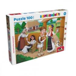Noriel Puzzle, 100 piese, Fata babei fata mosneagului, Colectia Basme Romanesti, Noriel RB37765 Puzzle