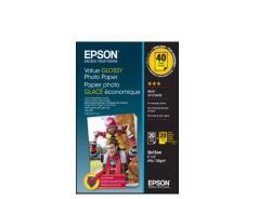Epson Value Glossy Photo Paper 10x15cm 20 sheets x2 (BOGOF) (C13S400044)