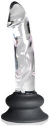 Kiotos Pleasure Crystals Glass Dildo Silicone Base 14cm Dildo