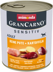 Animonda Animonda Adult Sensitive 6 x 800 g - Curcan pur și cartofi
