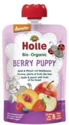 Holle Baby Piure de Mere si Piersici cu Fructe de Padure Eco, Berry Puppy, Holle Baby, 100 g (BLG-1877252)