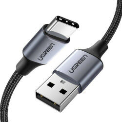 UGREEN Cablu Ugreen Cablu USB - USB Tip C Quick Charge 3.0 3A 2m gri (60128)