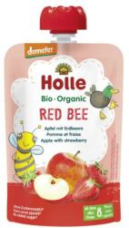 Holle Baby Piure de Fructe cu Mere si Capsuni Eco, Red Bee, Holle Baby, 100 g (BLG-1877009)