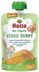 Holle Baby Piure de Morcovi, Cartofi Dulci si Mazare Eco, Veggie Bunny, Holle Baby, 100 g (BLG-1877061)