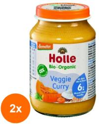 Holle Baby Set 2 x Piure de Legume si Cocos Eco, Holle Baby, 190 g