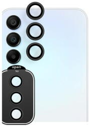 Glass PRO Set 3 protectii sticla camera foto HOFI CamRing compatibil cu Samsung Galaxy A35 5G Black (5906203691869)