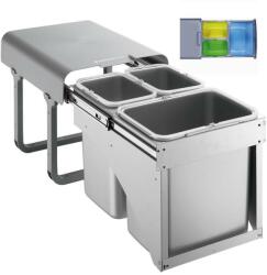 EKOTECH - Beépíthető hulladékgyűjtő EKKO FRONT 40 - 1x16 liter+2x8 liter (90234100) - watermarkt