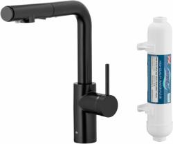 Armatura Duero Pure Basic baterie de bucatarie cu filtru pe picior negru 6623-112-81 (662311281)