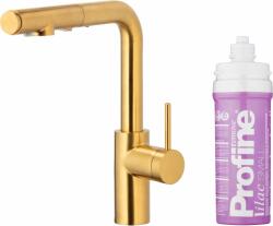 Armatura Duero Pure Basic baterie de bucatarie cu filtru pe picior aur/aur vechi 6623-115-31 (662311531)