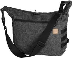 Helikon-Tex BUSHCRAFT SATCHEL táska - nylon és poliészter keveréke - melange fekete-szürke