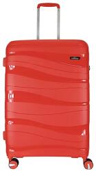 BONTOUR FLOW piros közepes bőrönd M - borond-aruhaz