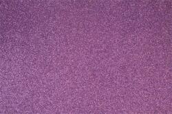 Dekorgumi A/4 2 mm glitteres világos lila