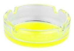  Színes üveg hamutartó- sárga (A-401260-sarga)