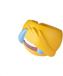  Emoji kerámia hamutartó - sárga színű sírva nevető smiley minta (A-401037-sírva nevető smiley)