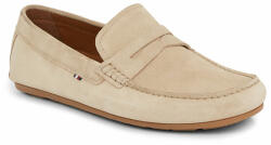 Tommy Hilfiger Mocasini Tommy Hilfiger Casual Hilfiger Suede Driver FM0FM04998 Beige AEG Bărbați