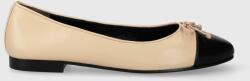 Tory Burch bőr balerina cipő Cap-Toe Ballet bézs, 154512.650 - bézs Női 37