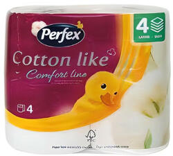 Perfex Toalettpapír PERFEX Cotton Comfort Line 3 rétegű 4 tekercses (HT10498/SKU13145) - papir-bolt