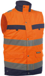 DASSY Bilbao jólláthatósági munkavédelmi mellény narancs/navy színben (3501004070B668100XL)