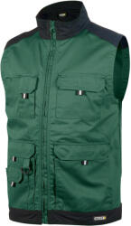 DASSY Faro munkavédelmi mellény üvegzöld/fekete színben (3500772061B6371002XL)