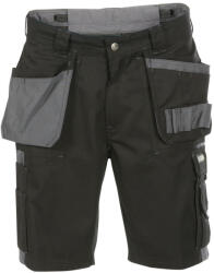 DASSY Monza munkavédelmi bermuda fekete/szürke színben (2500122061B67410060)