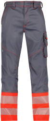 DASSY Princeton munkavédelmi jól láthatósági derekas nadrág szürke/piros színben (2010602176B64630052)
