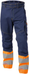 DASSY Phoenix munkavédelmi jól láthatósági derekas nadrág navy/narancs színben (2008102064B68610062)