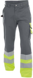 DASSY Omaha munkavédelmi jól láthatósági derekas nadrág szürke/sárga színben (2006202064C64930052)