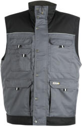 DASSY Hulst munkavédelmi mellény cementszürke/fekete színben (3500512061B647100XL)