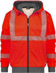 DASSY Evans jólláthatósági munkavédelmi pulóver piros/cementszürke színben (3003802084B664300S)