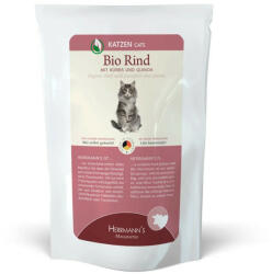 Herrmanns Bio marhahús menü macskáknak 96%-os hústartalommal 100g - vetpluspatika