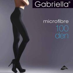 Harisnyanadrág Gabriella Microfibre 100 den Nero / fekete 4/L