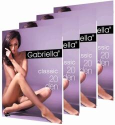 Harisnyanadrág Gabriella Classic 20 den Amber / barna testszín 5/XL