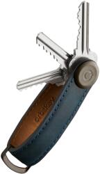 Orbitkey Crazy Horse Marine Blue with Blue Stitching