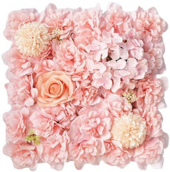 eCarla Rózsaszín virágos falpanel - 35 x 35 cm (WK01)