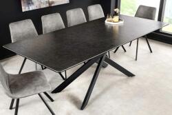 LuxD Meghosszabbítható étkezőasztal Halia 160-200 cm márvány antracit