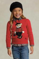 Ralph Lauren gyerek pamut pulóver piros - piros 104