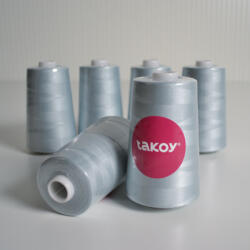 Takoy Overlock / coverlock ață poliester TKY 5000 culoare gri deschis