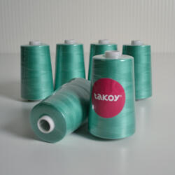 Takoy Overlock / coverlock poliészter cérna TKY 5000 - világos türkiz