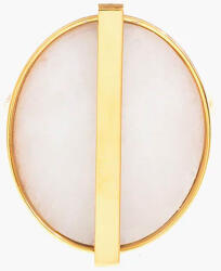 LAAVA Gyöngyházas aranyozott gyűrű (nagy méretű) (állítható méret) - laava - 5 490 Ft