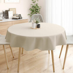 Goldea față de masă 100% bumbac latte - rotundă Ø 150 cm Fata de masa