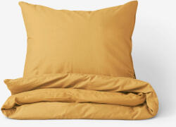 Goldea lenjerie de pat din 100% bumbac - muştar 140 x 220 și 50 x 70 cm
